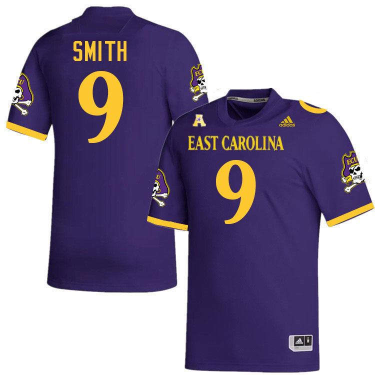 East Carolina Pirates #9 Anthony Smith College Football Jerseys,Uniforms-Purple